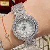 Нарученные часы Dimini Full Diamond Women Watch Trend Trend Fashion Light Bracelet Bracelet Watches для женщин