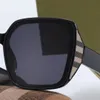 패션 클래식 디자인 럭셔리 브랜드 선글라스 남성 여성 타원형 태양 안경 그라디언트 렌즈 타원형 UV400 안경 3100