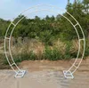 Party Decoration Wedding Props Iron Double Arch Flower Rack T Taisen Circular