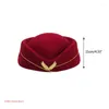 Berets Women Stewardess Hat Hostess Air Hostesses Beret Formal Mundur Cosplay