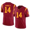 NCAA USC Trojans Football College 14 Sam Darnold Jersey 25 Ronald Jones II 40 Chase McGrath 80 Deontay Burnett 21 Tyler Vaughns 4 Steven Mitchell Jrカスタム名番号