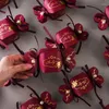 Cadeau cadeau 50pcs boîte de faveur de mariage et sacs en forme d'arc bonbons sucrés pour baby shower anniversaire invités faveurs fête d'événement