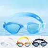 Goggles Новые взрослые плавательные очки HD Anti-Fog Высококачественные полнокачественные стаканы с большим просмотром регулируют шнур L221028