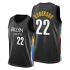 75 -årsjubileum Diamond Basketball Jerseys 2021/22 Men sydde James Harden Kevin Durant Kyrie Irving Caris Levert Custom Black Jersey