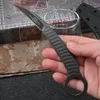 ريشة SR Claw Karambit Knife Flail D2 Satin Blade EDC Pocket Knives أفضل GFIT