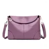 Evening Bags 2022 Women's Fashion Messenger Single Shoulder Bag Middle-aged Ladies Soft Pu Leather Crossbody