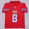 قمصان كرة القدم SMU Mustangs كرة القدم جيرسي NCAA College RJ Maryland Tyler Lavine Gage Haskin ديكسون بنتلي الرابع Buechele Jones Roberson Jr. Proche Nick