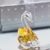 Europejski prezent na przyjęcie weselne Little Swan Mini Crystal Swan Ornament LK366