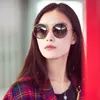 Designer Glasses Round 2023 Luxury Sunglasses Brand Ladies Oversized Crystal Women Big Frame Oval Mirror Sun for''gg''2AM6