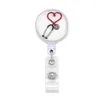 Anneaux clés Nouveau design de qualité supérieure Nurse infirmière infirmière badge badge réel outils médicaux Étudiants Hecteur de carte d'identité Keychains Lanyard Drop de Smtcx
