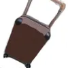 Spinner marron valises voyage bagages hommes femmes horizon 55 cloud star valise top-qualité tronc sac spinner universel roue polochon