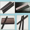 Nail Files Wholesale 5Pcs/Set Black Sandpaper With Red Heart Nail File 180/240 Professional Art Grit For Manicure Natural Nails Drop Dhm8R