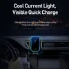 IPhone 13 Light Electric 2 In iPhone 1 15W 전화 홀더 Huawei Samsung Xiaomi 용 빠른 충전 Baseus Wireless Car Charger