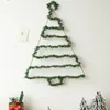 Decorazioni natalizie feste festose Rattan decorazione fai -da -te canna ghirlanda strisce di paglia per la casa