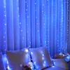 Cordes 3M USB LED Guirlande Guirlande Lumineuse Année Guirlande Rideau Lampe Chambre Mariage Vacances Décoration De Noël 2023 Chambre Décor