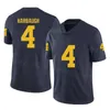 NCAA College Michigan Wolverines Football 4 Jim Harbaugh Trikot 98 Tom Harmon 4 DeVeon Smith 1 Devin Funchess 9 Donovan Peoples-Jones 1 Braylon Edwards Benutzerdefinierter Name