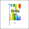 Banner-Flaggen, 30 x 45 cm, Regenbogen-Flaggen, Feiertagsbanner, LGBT-Gay-Gartendekorationen, Stolz, Drop-Lieferung, 2022, Zuhause, festliche Party-Zubehör, Dh0Yr