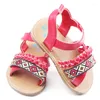 First Walkers Summer Girls Sandals Hard Sole Baby Crib Shoes Toddler