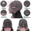 Parrucca anteriore in pizzo trasparente per capelli lisci Remy in pollici per donne nere Clousre svizzero naturale