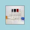 Bouteille de parfum 10 ml Verre de rouleau transparent en verre de rouleau rechargeable par bouteille baume ￠ l￨vres Roule sur les bouteilles Livraison 2022 Health Beld Dhnxq
