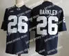 Maillots de football Penn pas chers Maillots de football pour hommes Maillots de football Nittany 26 Barkley 9 Trace McSorley 88 Gesicki 2 Marcus Allen Navy