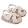 First Walkers Fashion Baby Girls Summer Shoes Standals ولدت عارضًا ناعمًا ناعمًا وحيدًا للأميرة لا تنزلق