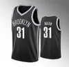 75e anniversaire Diamond Basketball Jerseys 2021/22 Stitched Men Kyrie Irving Kevin Durant Spencer Dinwiddie Caris LeVert Icon Black Custom
