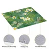 Tapis table de table de s￩chage ￠ vaisselle pour la cuisine draineur libellules florales tropicales jungle palmier feuilles de fleur de coussin micro-micro-coussin