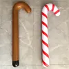 Decorações de Natal Canes Sinflatable Lollipop Balloon Merry Decoration for Home Xmas Ornamentos ao ar livre DeCors Navidad Gifts