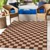 Mattor IG Style Checkerboard mattor f￶r sovrum mode vardagsrum dekoration pl￤d mattor garderob lounge matta