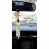 Interieurdecoraties Universele rystal kalebas auto achteruitkijk spiegel hanger Lucky Safety Hangende ornament decoratie Automotive goederen