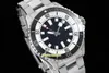TF Superp Quality Watches A17378211B1A1 44 mm stali nierdzewna 300 metrów Wodoodporna czarna tarcza ze stali nierdzewną 2824 Automatyczne mechaniczne mężczyzn zegarek zegarek na rękę.