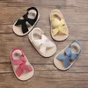 Första vandrare mode baby flickor sommarskor spädbarn sandaler födda avslappnad mjuk sula prinsessa småbarn inte glida föregångare 0-18m