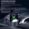 Tasse de chargeur de téléphone sans fil de voiture Bonola à Charge rapide pour chargeurs iphone14/13/12/xs/8/11/airpods 2/pro