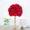 Decoratieve bloemen de boda rosa kunstmatige 36 cm para decoracion centro mesa flores fondo fiesta