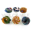 Smoking Accessories Herb Slide Colorful 14mm Male Bowls and 18mm Glass Bowl for water pipe Dab rig Bong