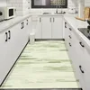 カーペットノルディックスタイルPVCレザーキッチンオイルプルーフフロアマットリビングルームのための簡単なクリーンクリーンの非スリップカーペット厚く洗える大きなラグ