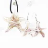 6 Set Différentes Formes En Verre De Murano Collier Boucles D'oreilles Ensemble Pour Femmes Papillon Étoiles Étoile De Mer Spirale Gouttes D'eau