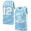 American College Football Wear 2022 Final Four North Carolina Tar Heels UNC Basketball Jersey Armando Bacot Caleb Love Brady Manek R.J. Davis Dawson Garcia Leaky Bla