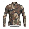 Racing Jackets Summer Bicycle Sport Wear Road Cycling Jersey Men Jacket Mtb Long Shirt Top Mountain Ademend Camo Design