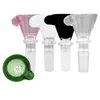 Fumatori colorati Pyrex Vetro spesso 10MM 14mm 18mm Maschio femmina Sostituzione comune Ciotole Erba Tabacco Filtro olio Schermo Vetro WaterPipe Bong Narghilè DownStem Holder DHL