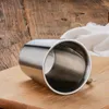 Кружки Sanqia Высококачественная 320 мл 2pcs/pare с двойной стеной из нержавеющей стали кофейная чашка с кофейной посудой рук