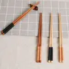 Японские деревянные палочки для японской ручной работы натуральное каштановое дерево черное кофейное палочка для палочки для палочки подарки в подарок на дом ресторан