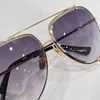Tasarımcı gözlükleri Tasarımcı Markası Erkekler İçin Güneş Gözlüğü Lüks Vintage Retro Gözlükler Moda Altın Çerçeve Stili Yaz Güneş Gözlüğü Pilot Şekli UV 400 23007 kalite yüksekleri