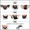 Após a barba de alta qualidade de alta qualidade, bálsamo de condicionador de barba natural para crescimento e bigodes de bigode orgânico Gotas de estilo suave DHQVA