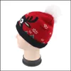 Feestmutsen kerstmuts winter gebreide beanie unisex grappige vakantie voor atts nieuwjaar feest geschenken drop levering 2022 home tuin fes dhidu