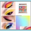 Eye Shadow Beauty Glazed 63 Color Eyeshadow Palette Waterproof Shimmer Glitter Eye Shadow Highlight Matte Drop Delivery 2022 Health Dhckx