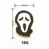 Decorazione per feste di sublimazione 1pc Sticker di auto Grimace Scream per camion automobilistico Emblema 3D Emblema Accessori automatici Halloweens RRA307