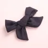 Hair Accessories 2022 1pcs Baby Flower Bows Headband Hairband Hairpin Clip Linen Barrettes Kids Child Girls Colorful