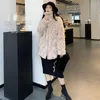 Women's Fur Women Winter Thick Copy Girl Horn Buckle Coat Ladies Fashion Warm Loose Lapel Plus Size Soft Plush ZY33